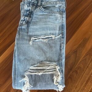 NWT Distressed Light Blue Jeans Size 4
